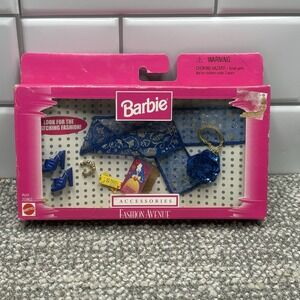 Barbie Fashion Ave Set Complete NIB VTG 1998 Blue Set‎